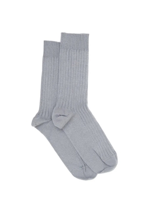 Baserange ribbed-knit socks - Grey