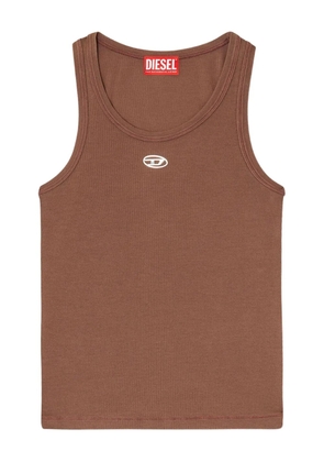 Diesel T-Anki logo-detail tank top - Brown