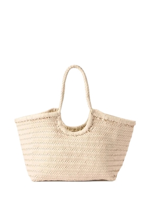 DRAGON DIFFUSION big Nantucket braided-handle tote bag - Neutrals