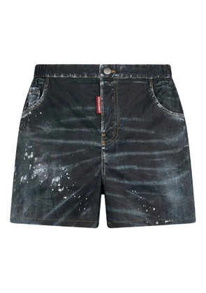 DSQUARED2 logo-detail swim shorts - Black