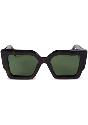 Off-White Eyewear Catalina oversized sunglasses - Brown