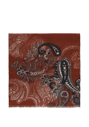 Altea paisley-print scarf - Brown