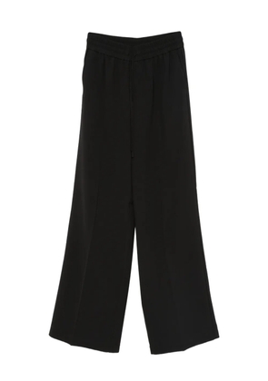 TWINSET logo-appliqué trousers - Black