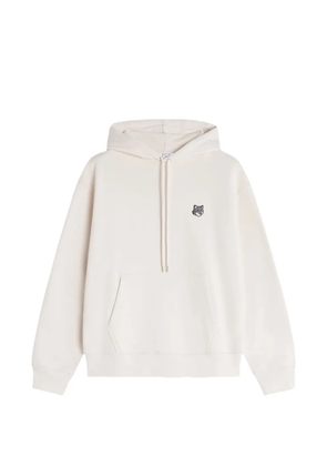 Maison Kitsuné Fox-head hoodie - Neutrals