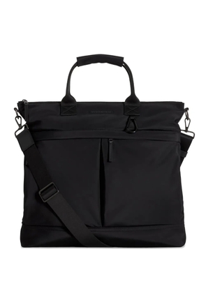 Maison Kitsuné logo-detail tote bag - Black