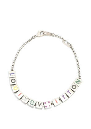 Louis Vuitton Pre-Owned 2019 Play It logo-embellishment bracelet - Silver