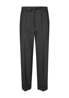 P.A.R.O.S.H. Luwool drawstring trousers - Grey