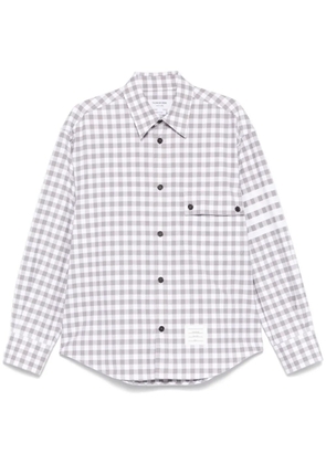 Thom Browne gingham-pattern shirt - Grey