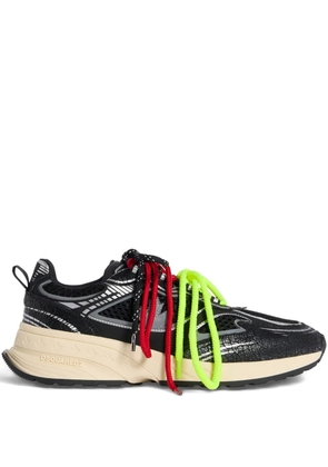 DSQUARED2 lace-up round-toe sneakers - Black