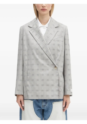 Kenzo patterned double-breasted blazer - Grey