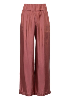 ASPESI straight-leg satin trousers - Pink