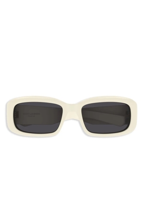 Saint Laurent Eyewear rectangle-frame sunglasses - Neutrals