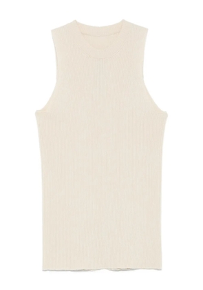 Rick Owens ribbed sleeveless top - Neutrals