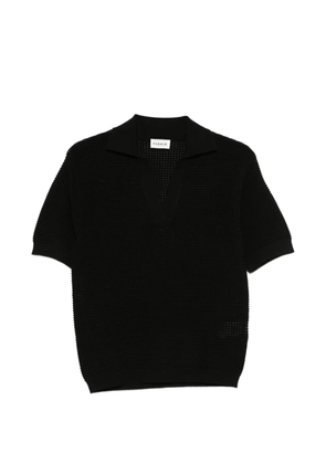 P.A.R.O.S.H. V-neck short-sleeved sweater - Black
