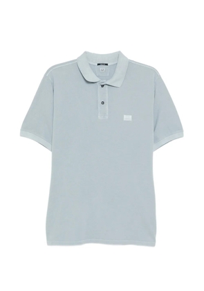 C.P. Company logo-embroidered polo shirt - Blue