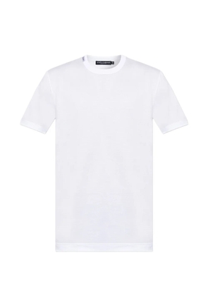Dolce & Gabbana logo patch T-shirt - White