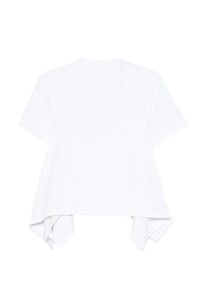 sacai pocket drape T-shirt - White