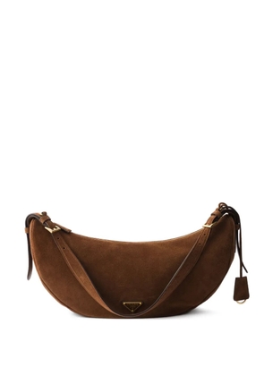 Prada large Demi-Lune shoulder bag - Brown