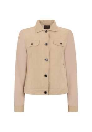 Moorer panelled jacket - Neutrals