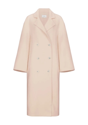 LouLou de Saison Borneo Lds double-breasted coat - Pink
