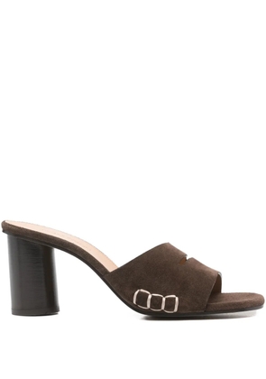 JW Anderson stitch-detail sandals - Brown