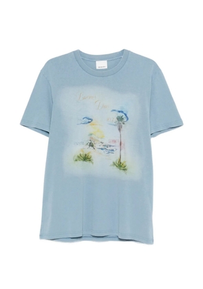 MARANT Honore graphic-print T-shirt - Blue