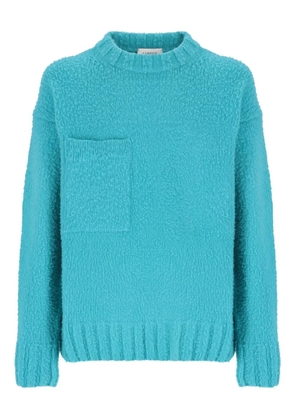 Laneus pocket textured sweater - Blue