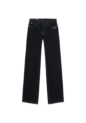 Off-White x Swarovski crystal-embellished jeans - Black