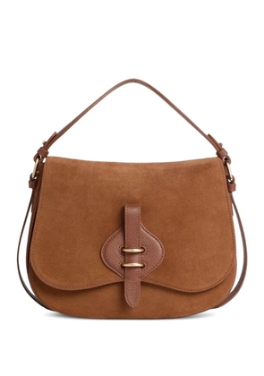 Coccinelle Mavery saddle leather mini bag - Brown