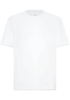 Brunello Cucinelli short-sleeve crew-neck T-shirt - White