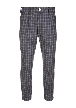 Jacob Cohën checked trousers - Grey