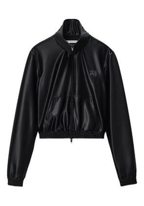 Alexander Wang satin track jacket - Black