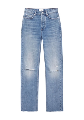 ANINE BING Bruno destructed frayed jeans - Blue