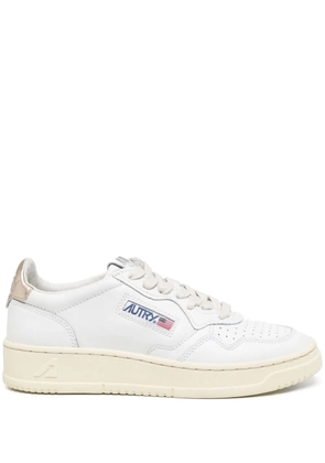 Autry perforated logo sneakers - White