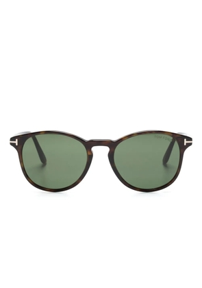 TOM FORD Eyewear Lewis round-frame sunglasses - Brown