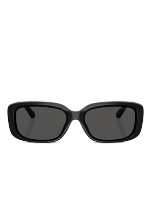Coach logo rectangle-frame sunglasses - Black