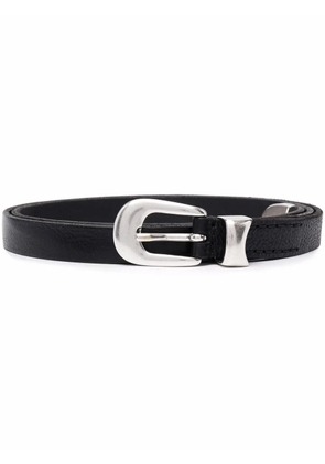 OUR LEGACY pin-buckle leather belt - Black