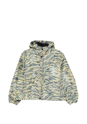 Kenzo hooded animal-print jacket - Yellow