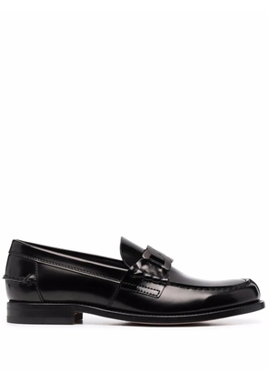 Tod's chain-link detail loafers - Black