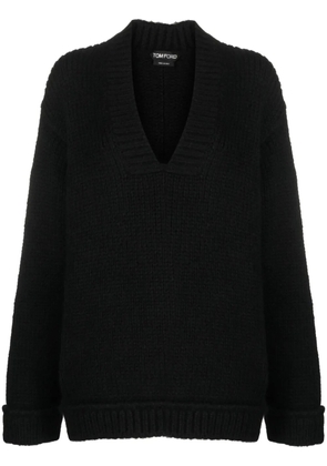 TOM FORD V-neck pullover jumper - Black
