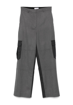 Stella McCartney wool straight-leg trousers - Grey