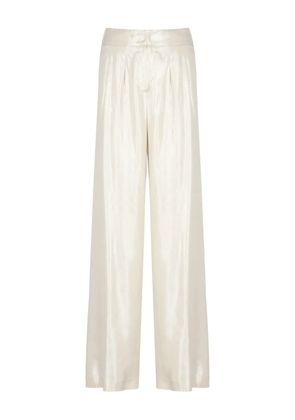 Peserico pleated trousers - White