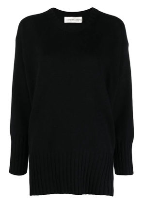 Lamberto Losani crew-neck virgin wool-blend jumper - Black