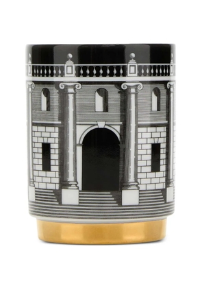Fornasetti architectural-print candle (250g) - Black
