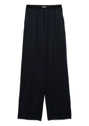 Forte Forte satin straight-leg trousers - Blue