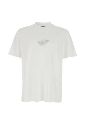 Emporio Armani logo-patch T-shirt - White