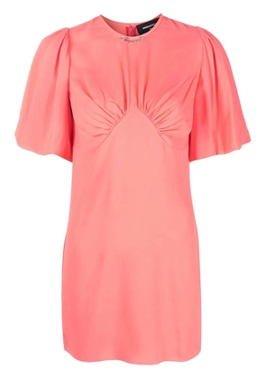 DSQUARED2 puff-sleeve mini dress - Pink