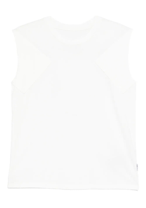 MM6 Maison Margiela padded sleeveless top - White