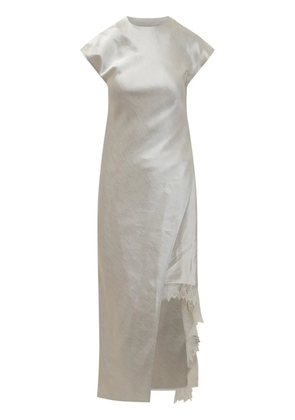 JW Anderson asymmetric layered maxi dress - White