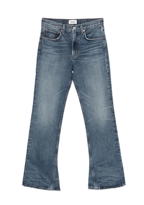 AGOLDE flared regenerative-cotton jeans - Blue